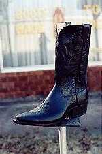 Kangaroo Cowboy Boot w/5-Row Top Stiching