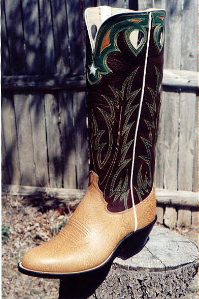 black bullhide cowboy boots